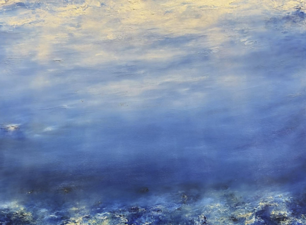Océano azul cielo
