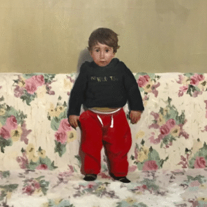 Mateo pantalón rojo